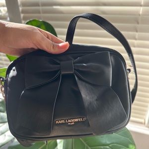 Black Karl Lagerfeld Purse
